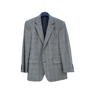 Loro Piana Mens Brooks Brothers Blazer Tweed U.S. Size 41